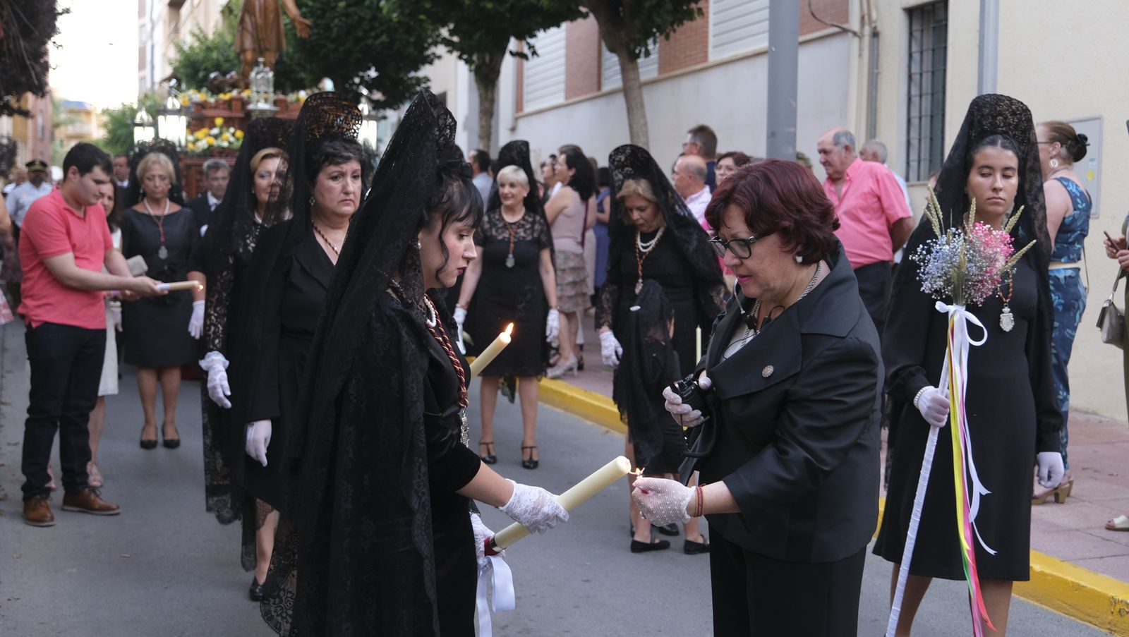 Imágenes de la Procesión de San Isidro, en El Ejido