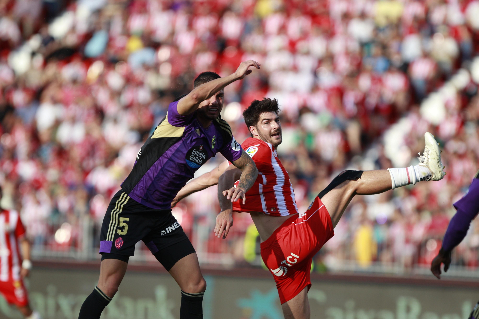 Imágenes del partido U.D. Almería-Real Valladolid C.F.