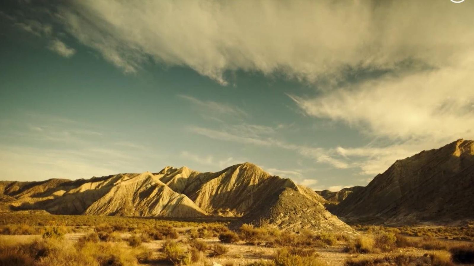 Imagen del desierto de Tabernas que aparece en el tráiler que anuncia el estreno de la serie.