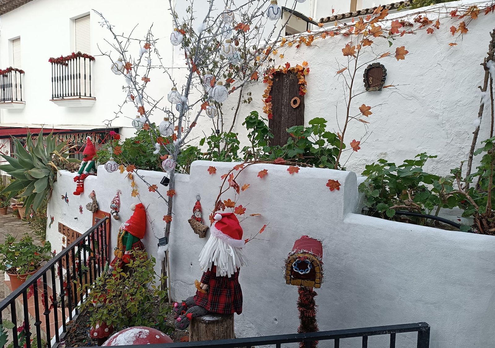 Decoración navideña de El Rincón del Beso