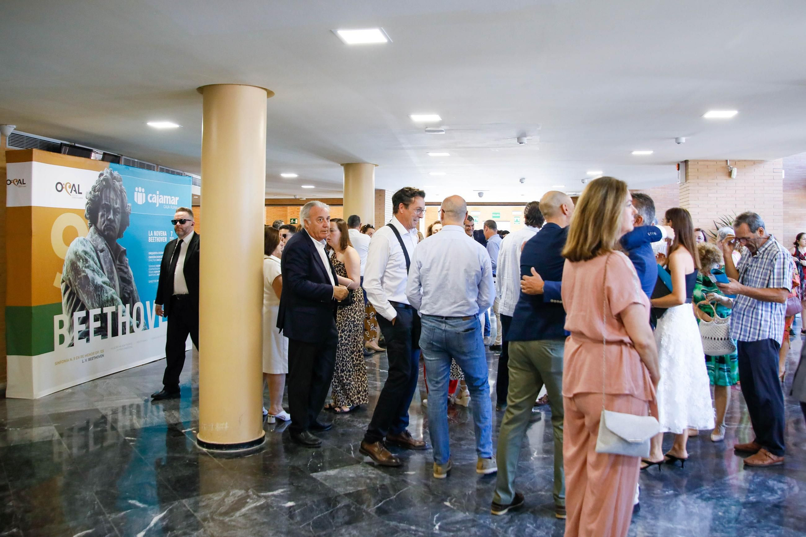 Imágenes de la novena Beethoven interpretado por la OCAL y Orfeón para Cajamar
