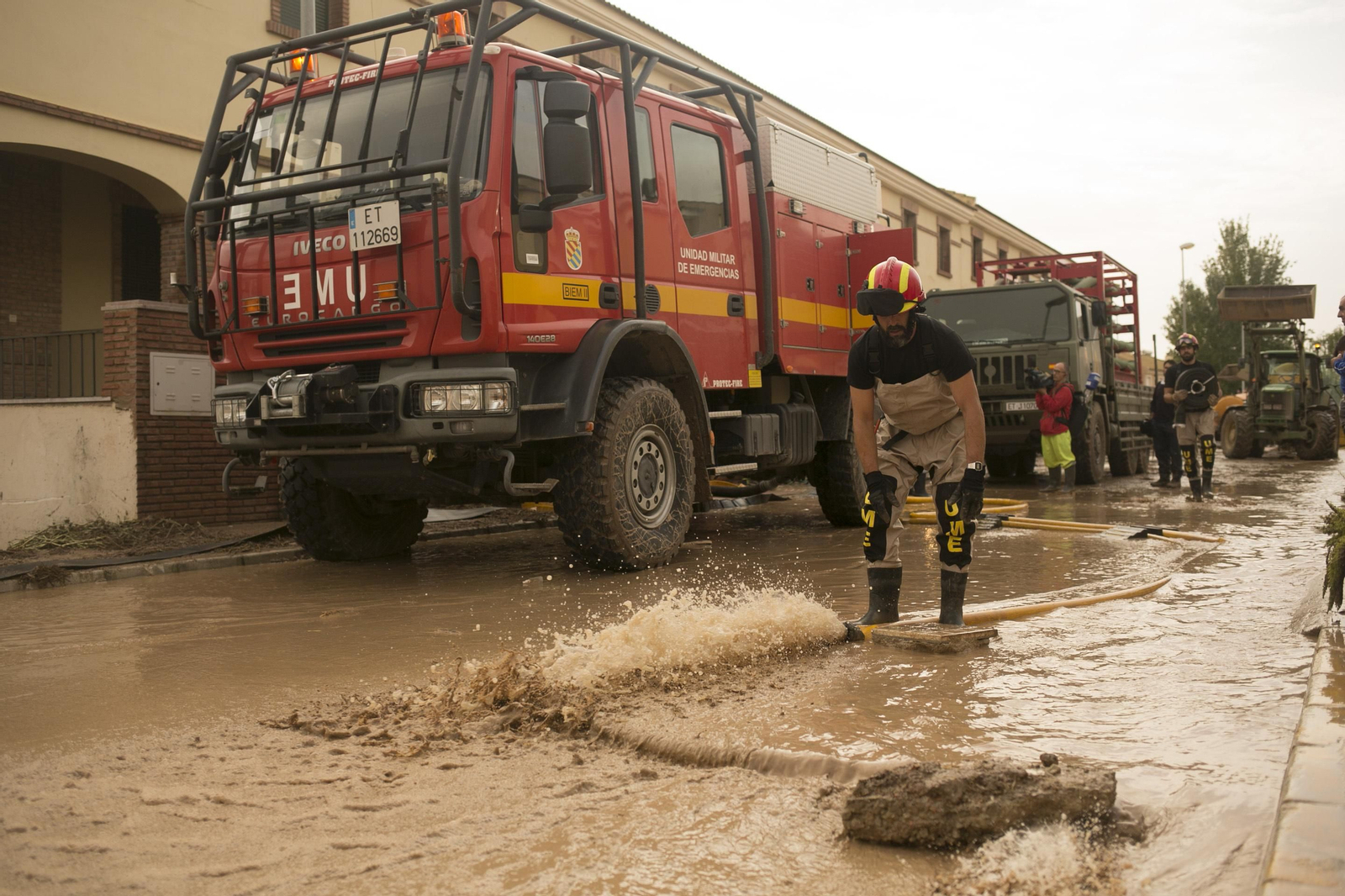 Despliegue del Ejército en la provincia por las inundaciones