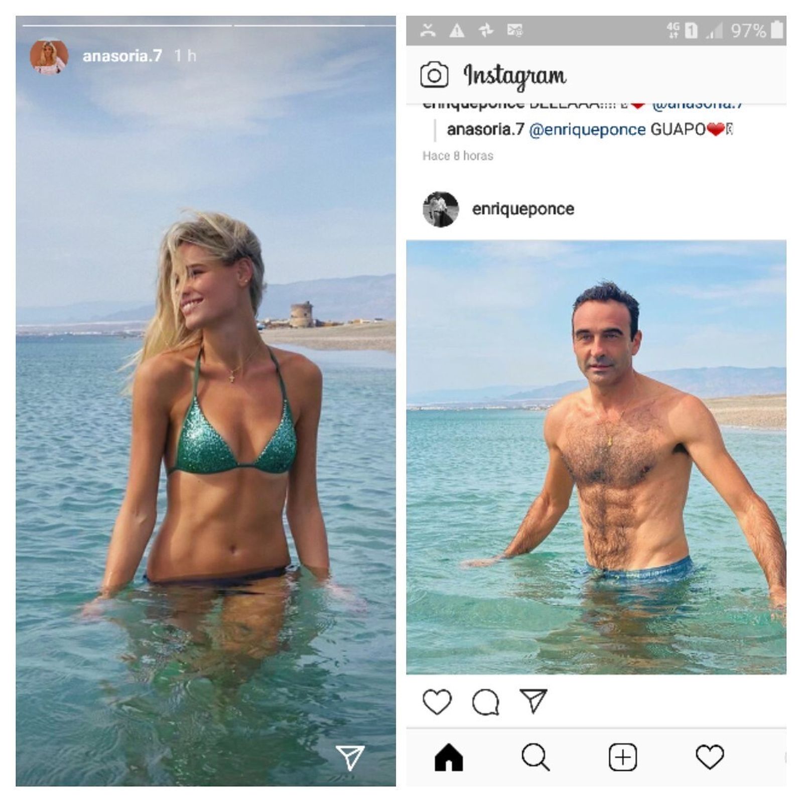 Las dos 'penúltimas' fotos veraniegas de Ana Soria y Enrique Ponce