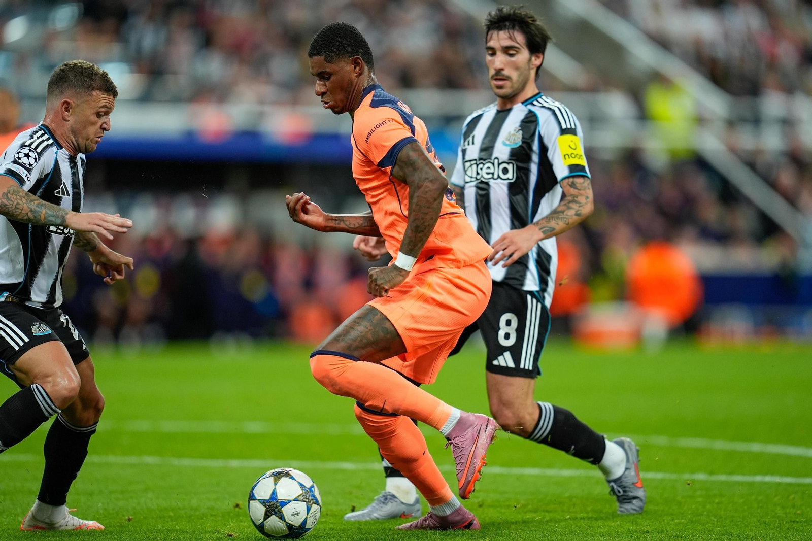 Las fotos del Newcastle-Barcelona