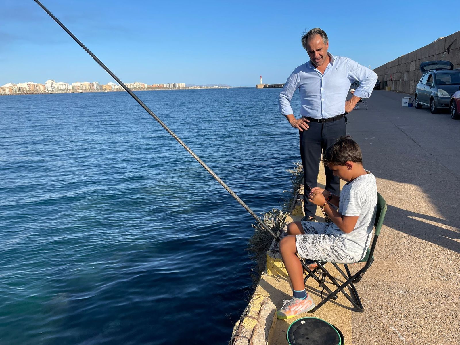 Juanjo Segura observa a uno de los participantes