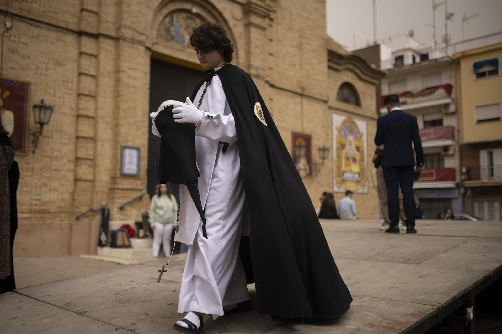 Las mejores imágenes del Domingo de Ramos en Huelva: La Hermandad de la Sagrada Cena