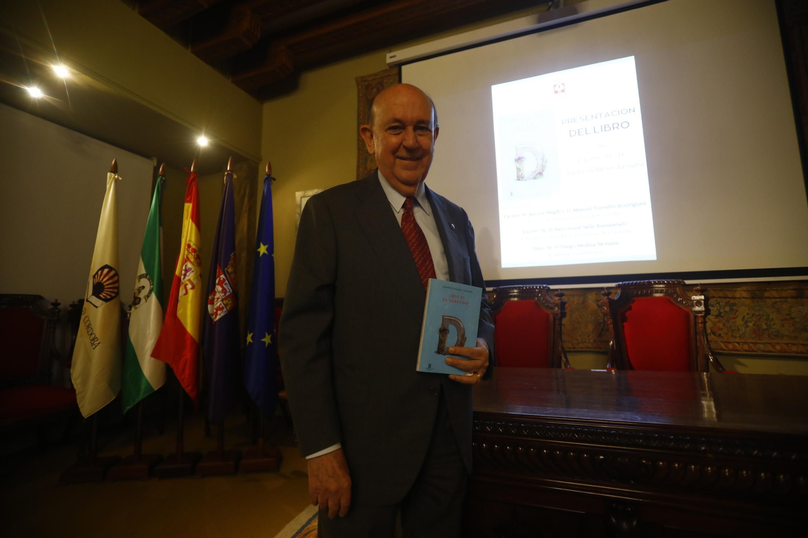 Andrés Ollero, en la presentación de su libro.