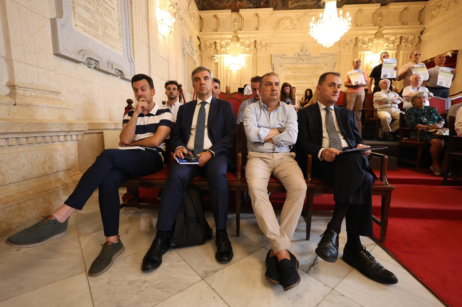 El pleno extraordinario sobre La Rosaleda y la renuncia al Mundial, en fotos