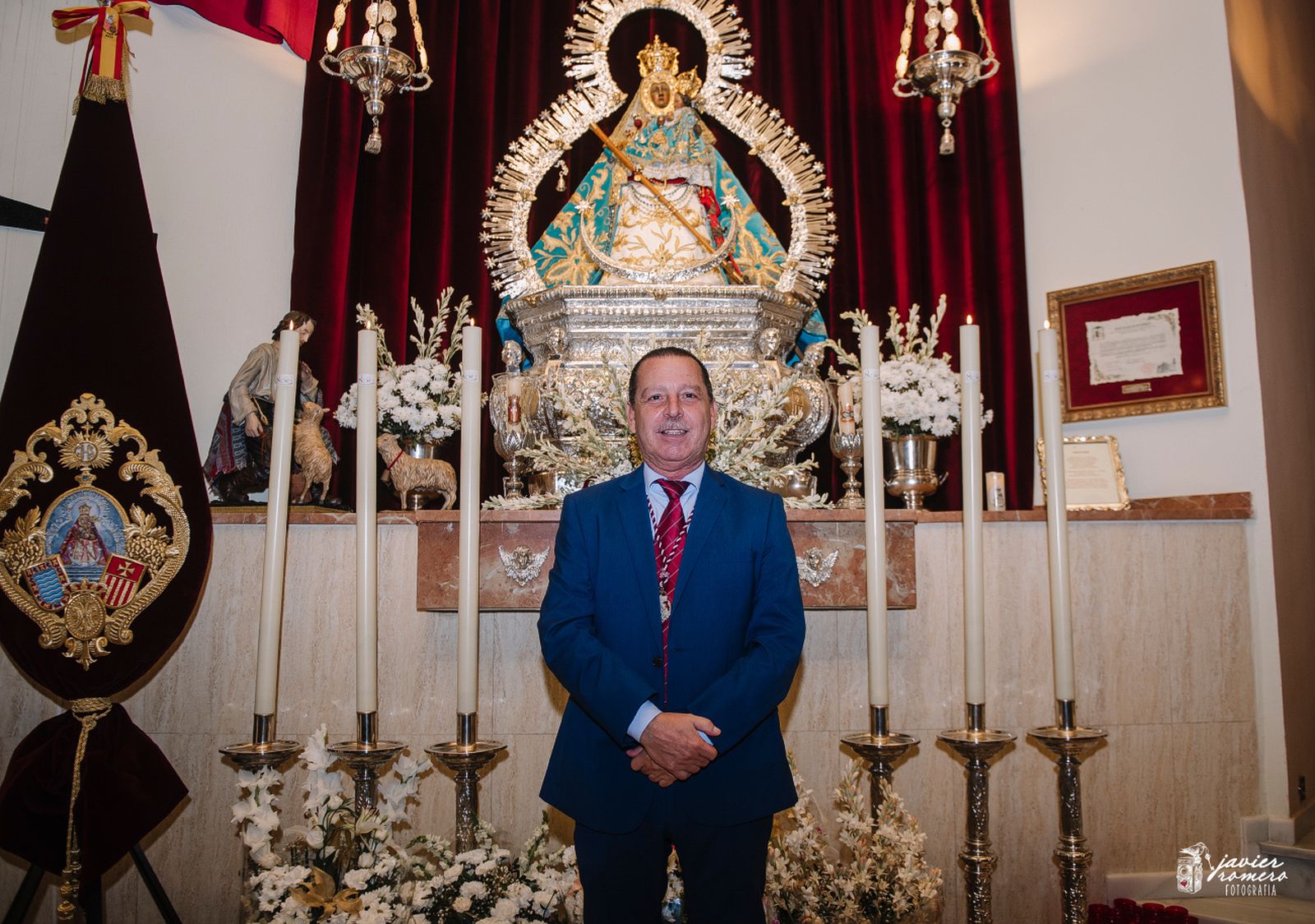 Vicente Sánchez López será el hermano mayor honorífico de la Virgen de la Cabeza durante todo este año.