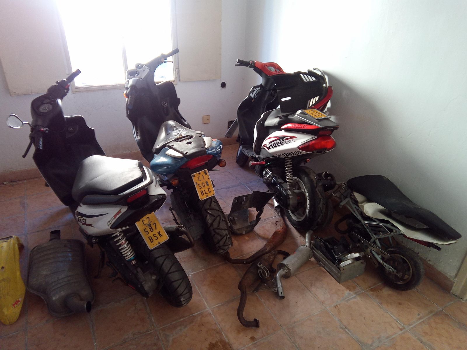 Cae una banda especializada en robar motos que aterrorizó el Poniente