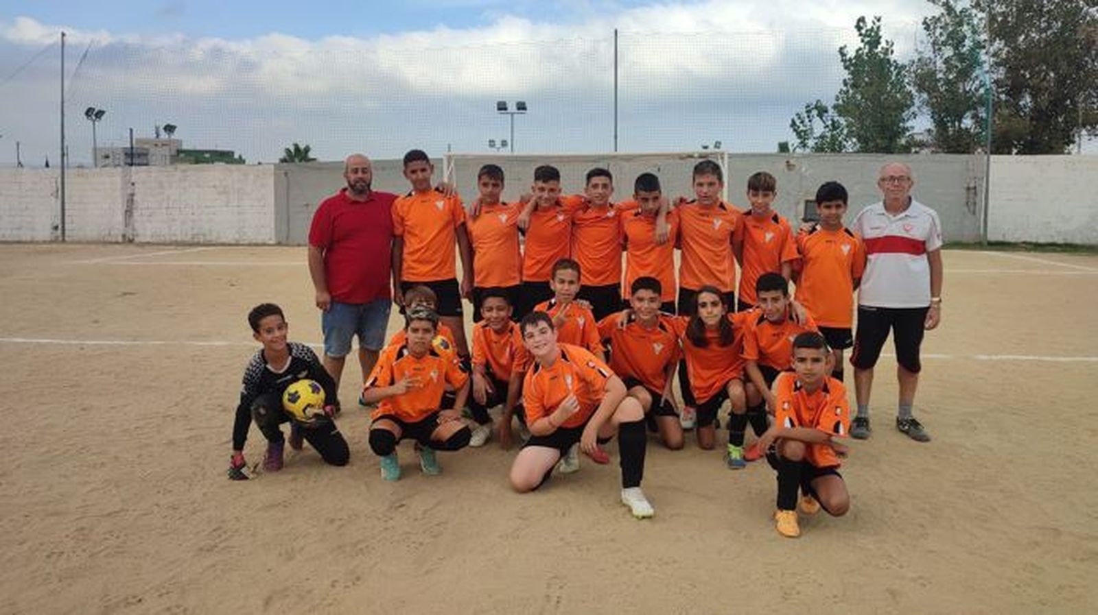 Uno de los equipos de cantera del Cuesta del Rayo de Algeciras.