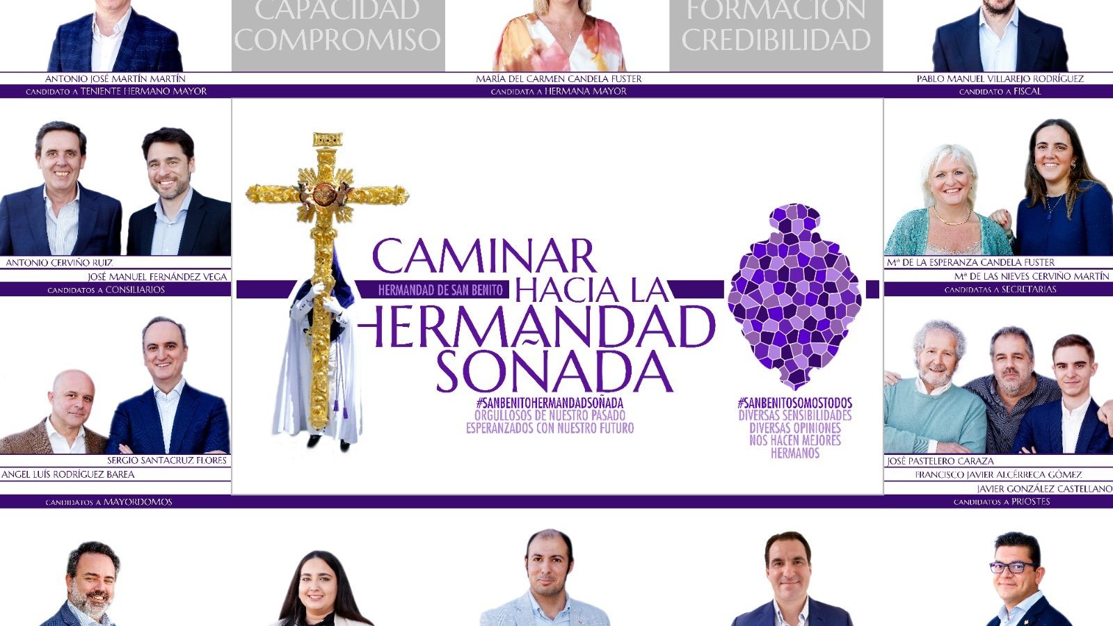 Candidatura liderada por Carmen Candela Fuster para las elecciones de San Benito.