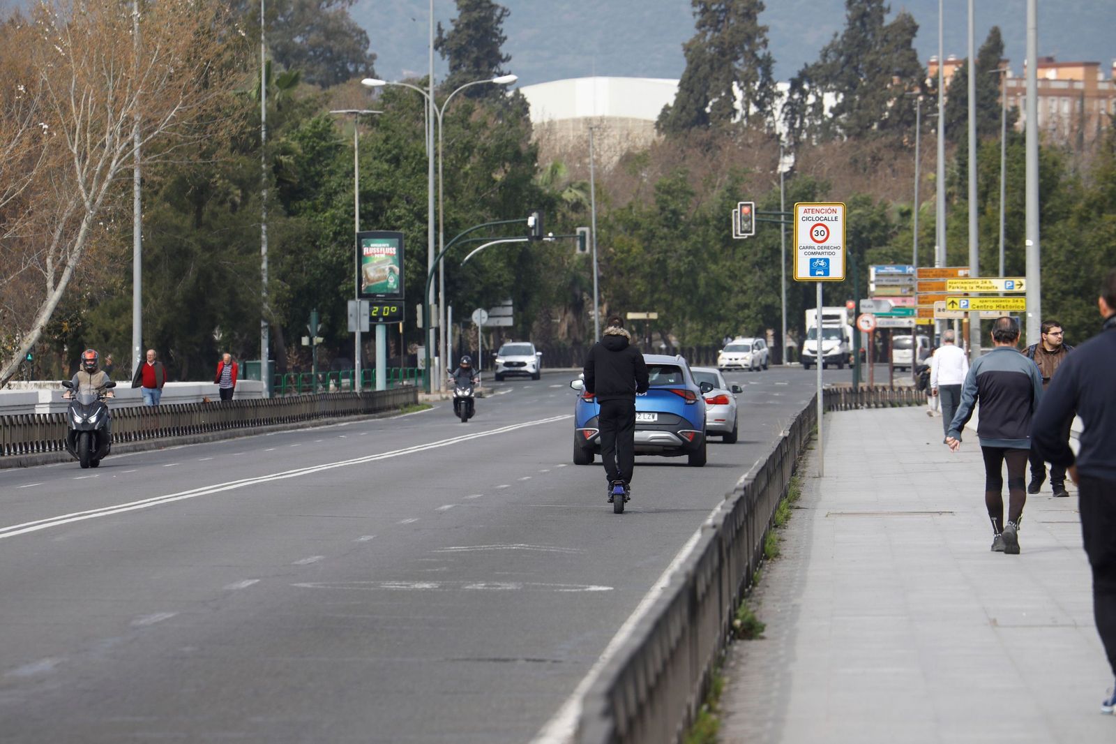 Un paseo por los puntos negros del carril bici de Córdoba