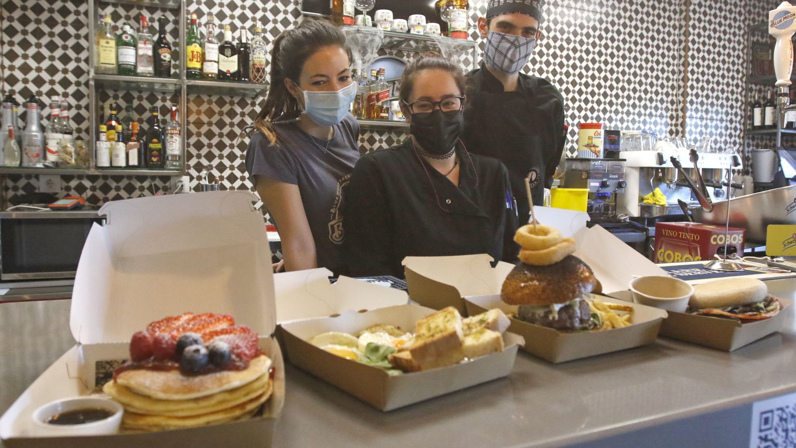 El brunch de The Breakfast Club preparado para su entrega a domicilio