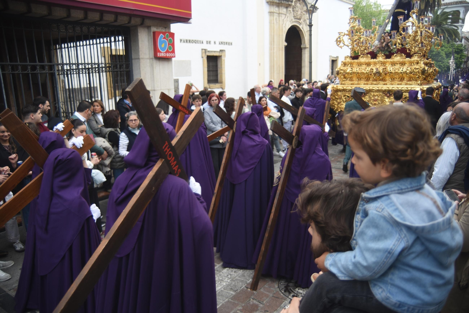 Las imágenes de la hermandad del Calvario el Miércoles Santo en Córdoba