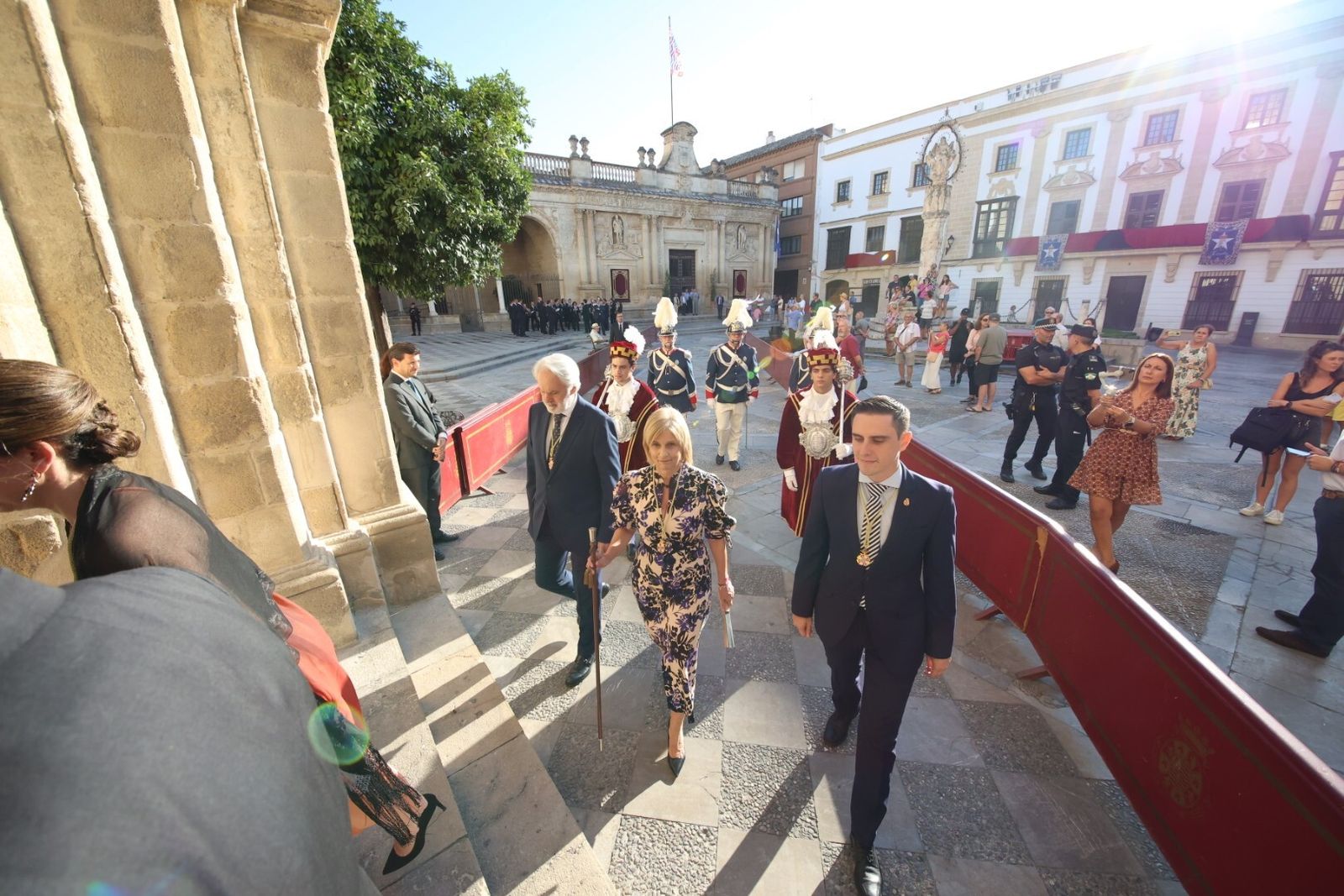 Traslado del Pendón en el día del patrón San Dionisio en Jerez