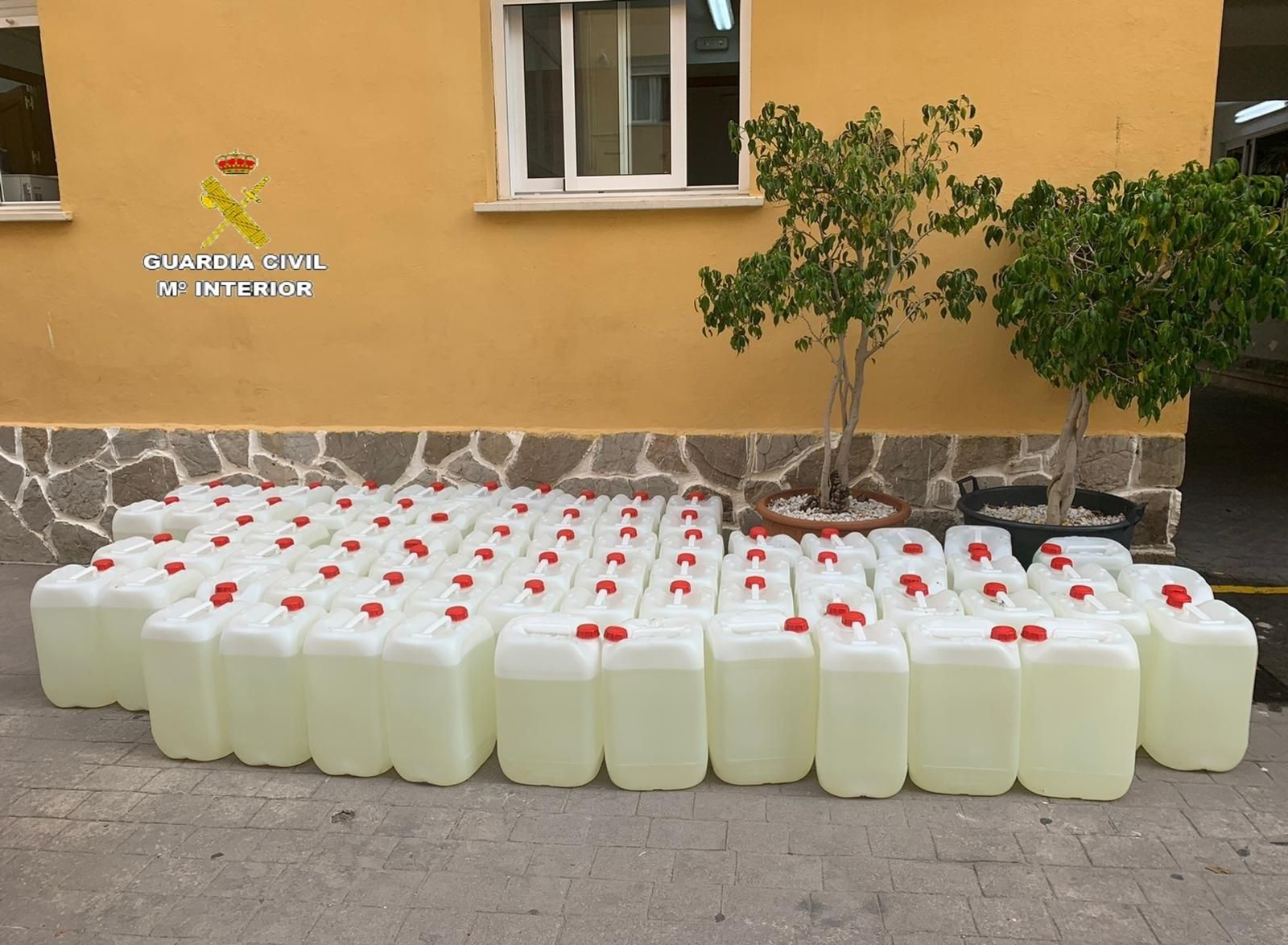 El combustible intervenido.