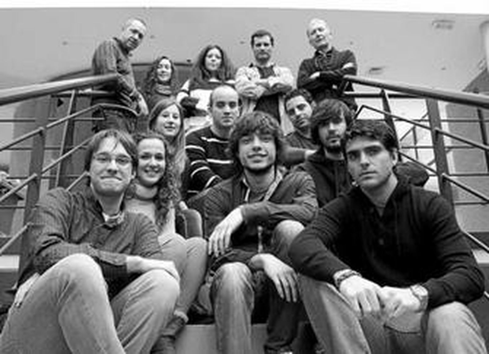 El grupo de investigación, en las instalaciones de la Universidad Pablo de Olavide