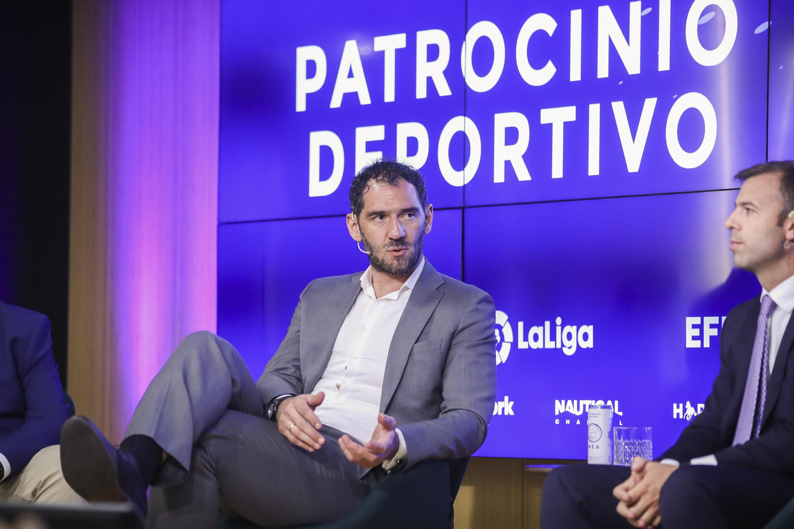 Jorge Garbajosa, en un evento de Efe.