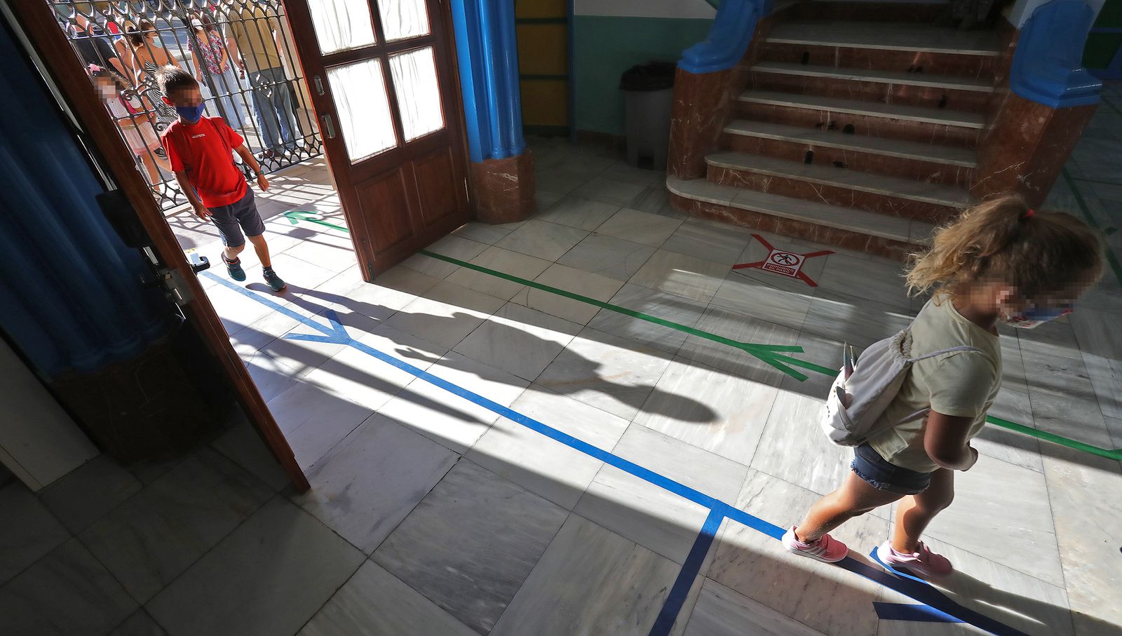 Vuelta al cole con medidas 'anti-Covid' en el colegio Isabel la Católica