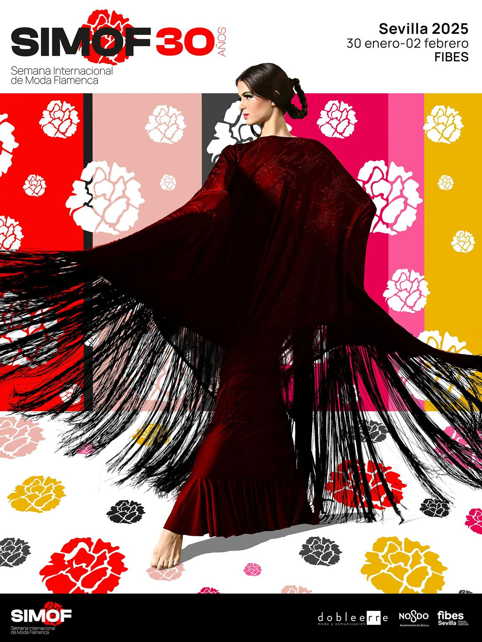 Cartel oficial de SIMOF 2025, obra del arquitecto y diseñador gráfico Juanjo Montoya.