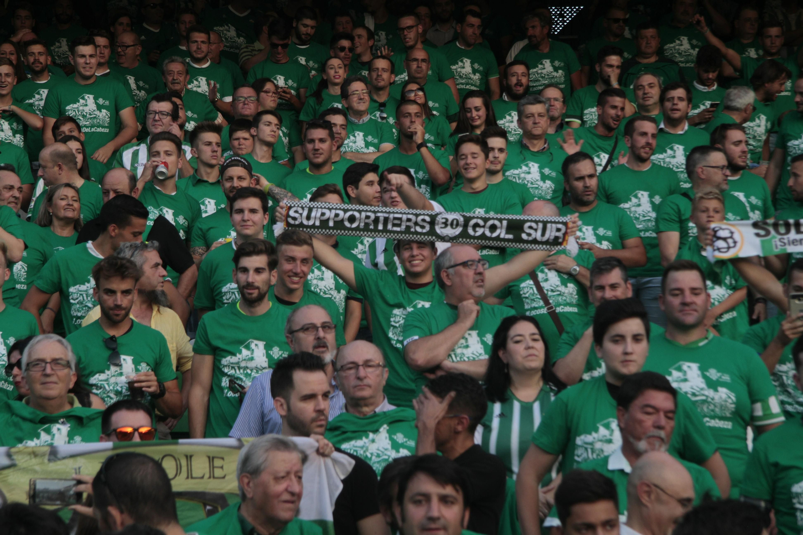 Inauguración del Gol Sur del Benito Villamarín