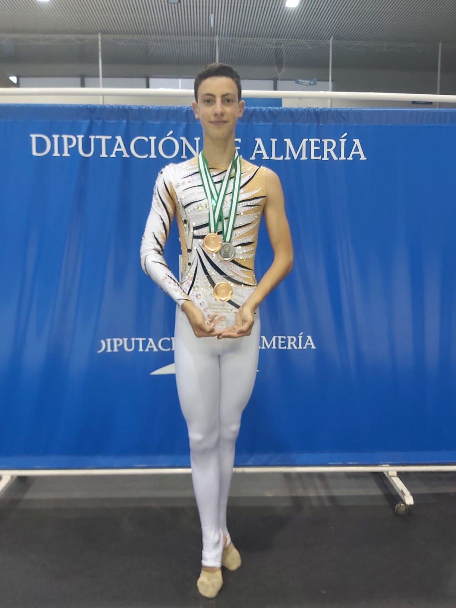 Álvaro Guzmán, del Club de Gimnasia Rítmica de Algeciras