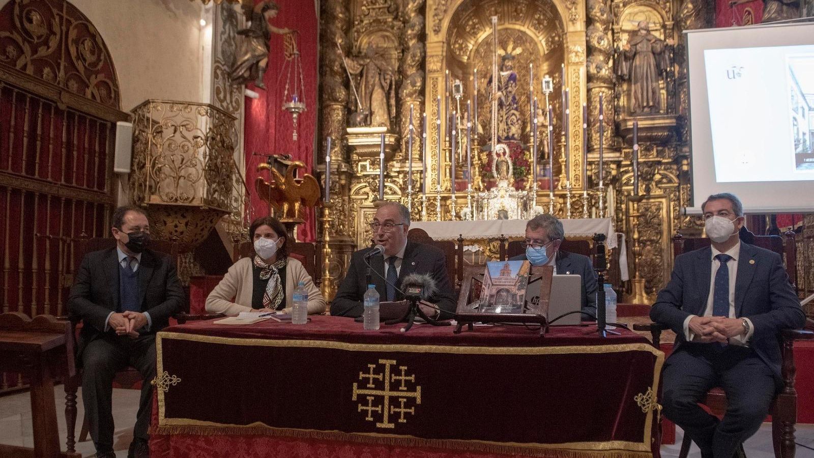 Presentación del libro en la Real Iglesia de San Antonio Abad.