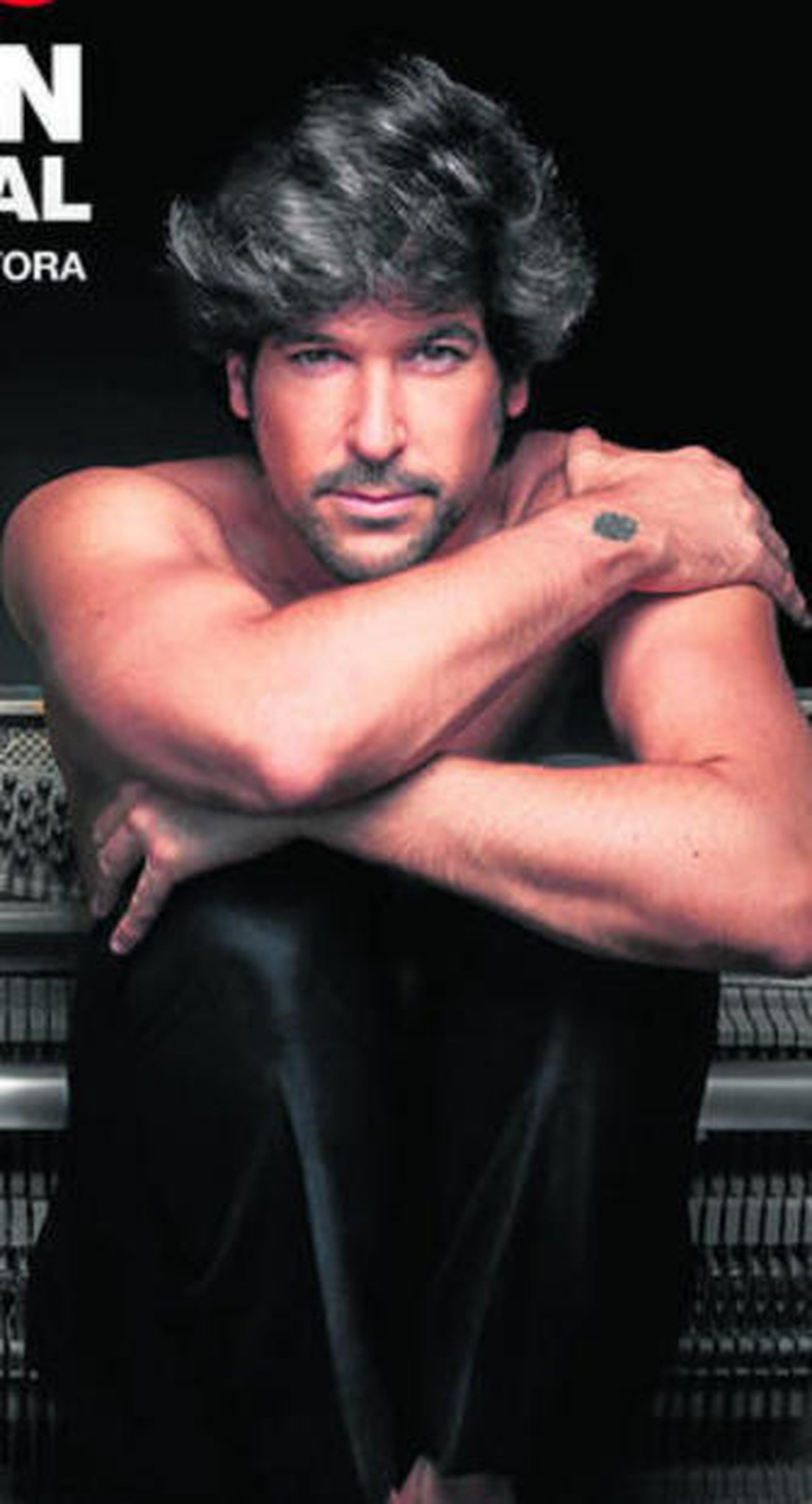 El artista Manuel Lombo, en la imagen del cartel promocional.