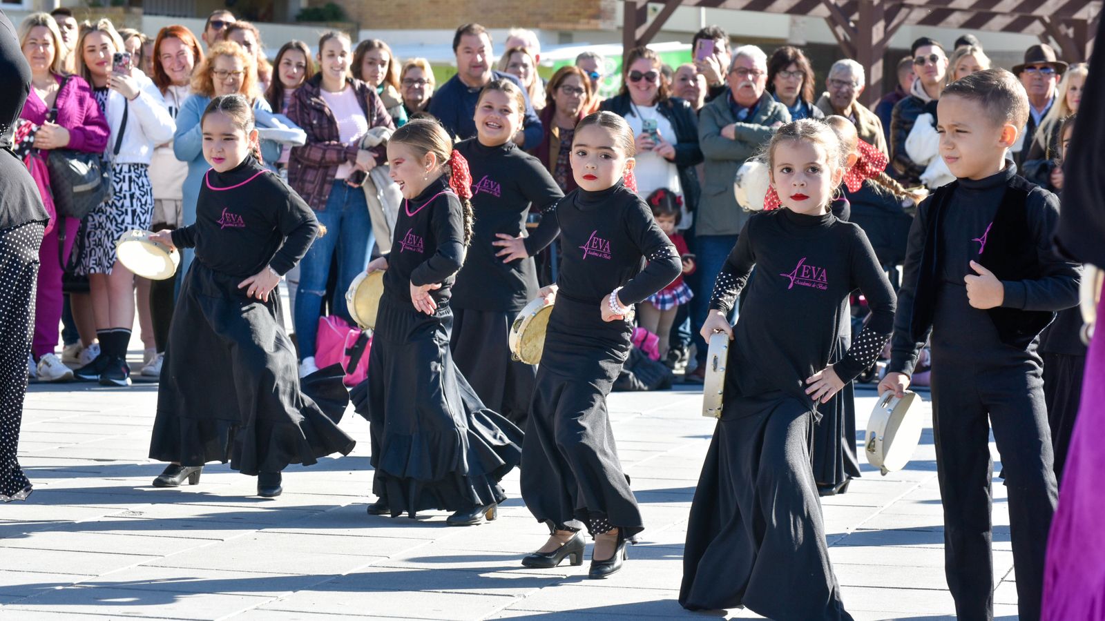 Flash mob flamenco en la Plaza de la Constitución de La Línea