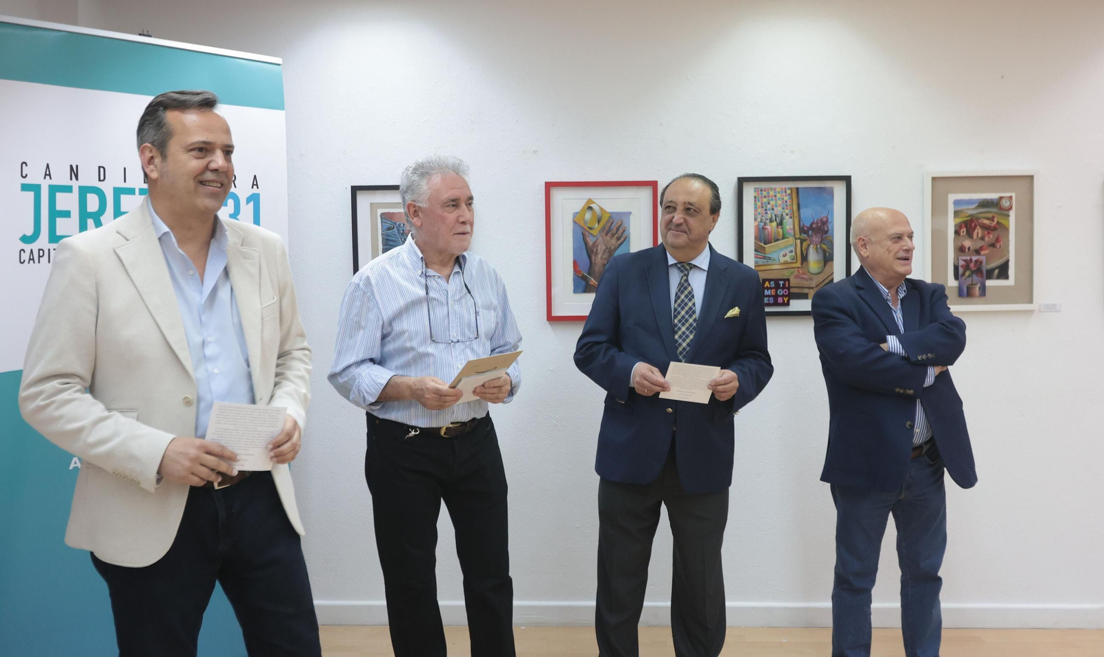 Inauguración de la muestra de Mario Naranjo en ArteaDiario en Jerez