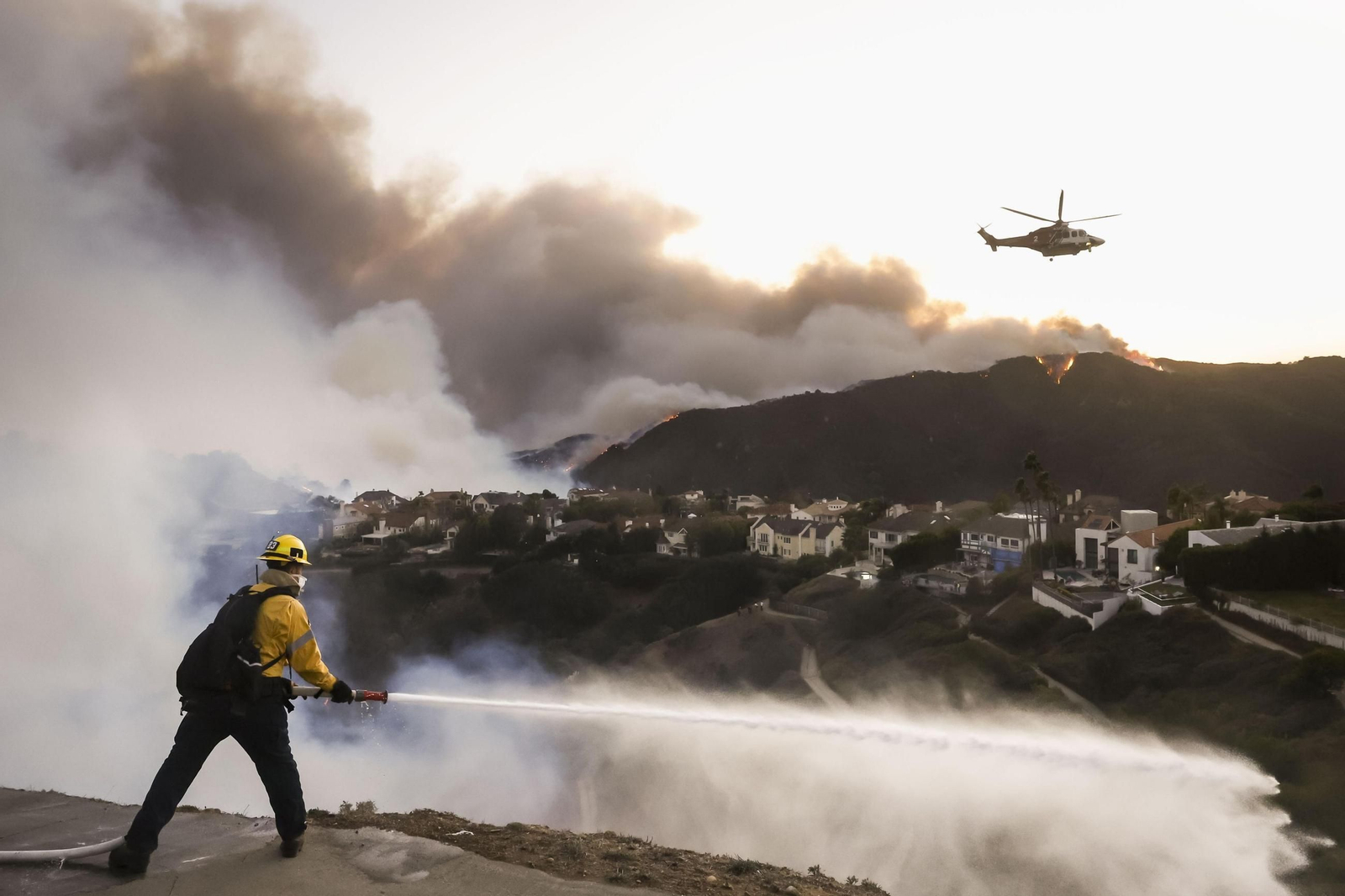 Las impactantes imágenes de los incendios de California