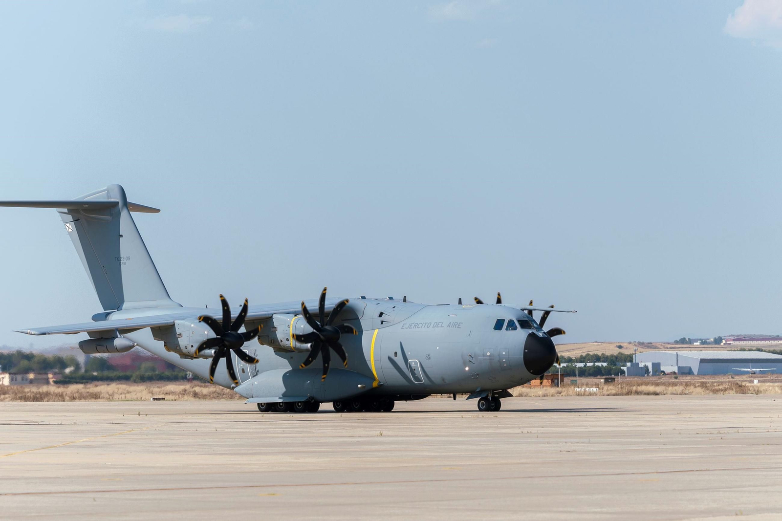 A400M en la base de Torrejón de Ardoz