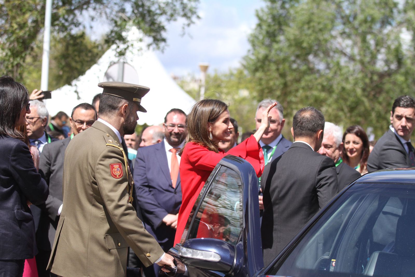 Imágenes de la visita de la reina Letizia a Huelva