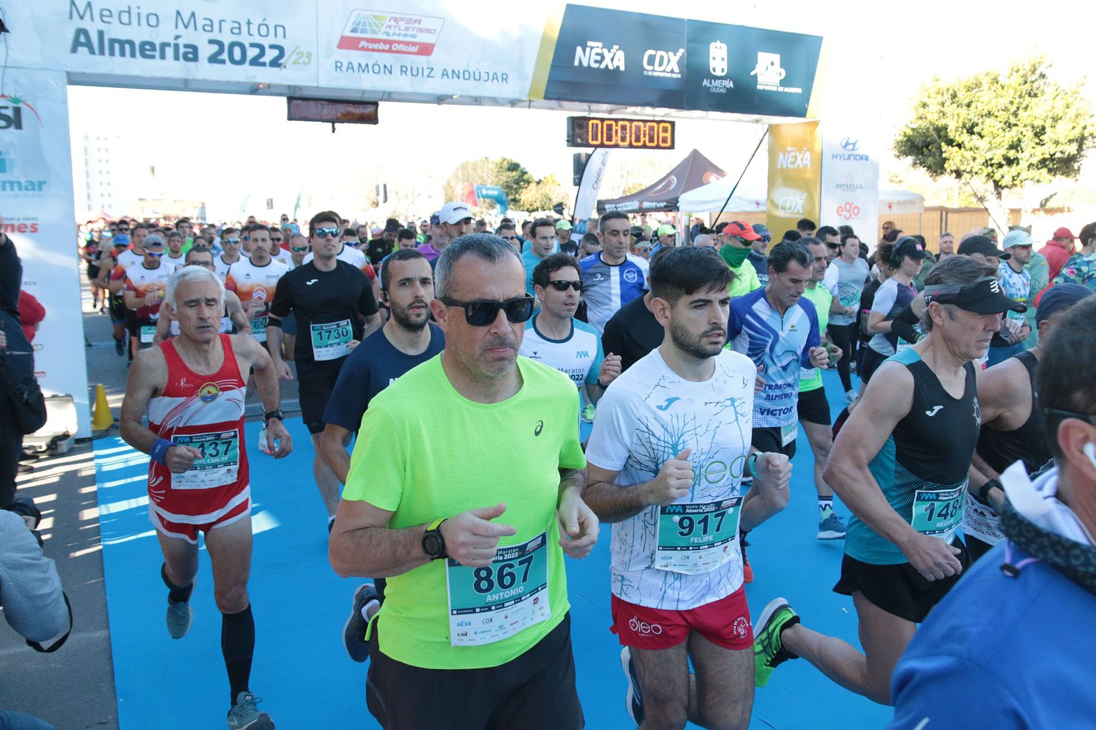 Las imágenes del Medio Maratón de Almería 2022-23