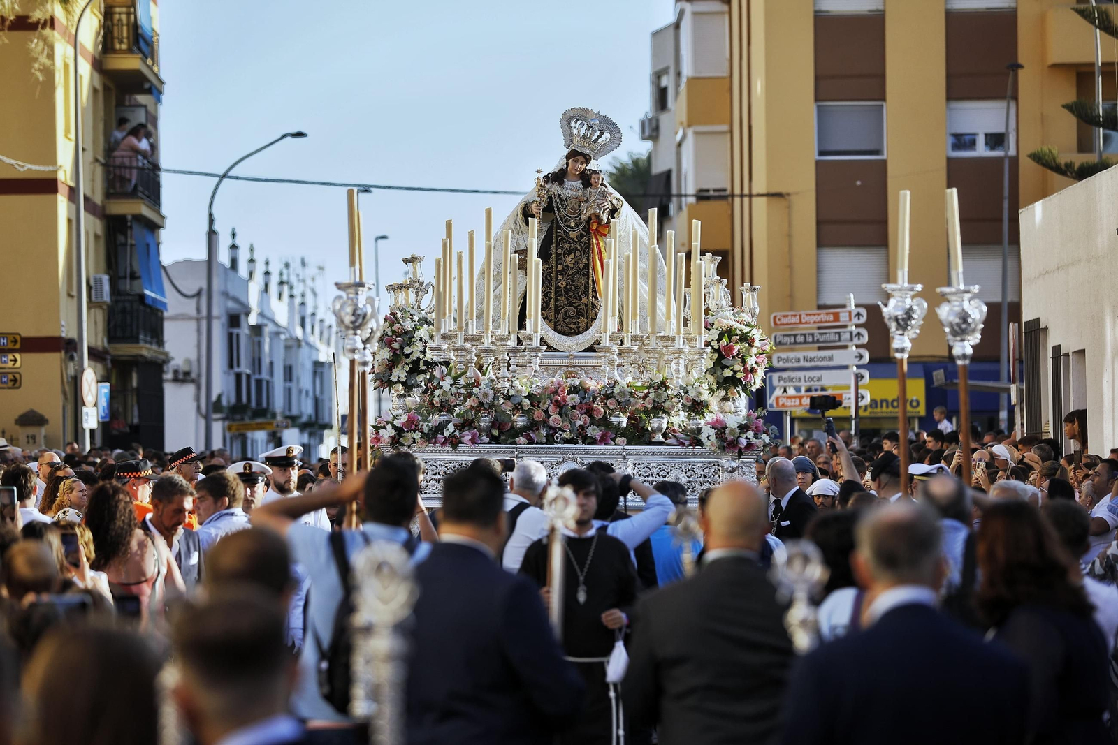 Las imágenes de la procesión de la Virgen del Carmen en El Puerto
