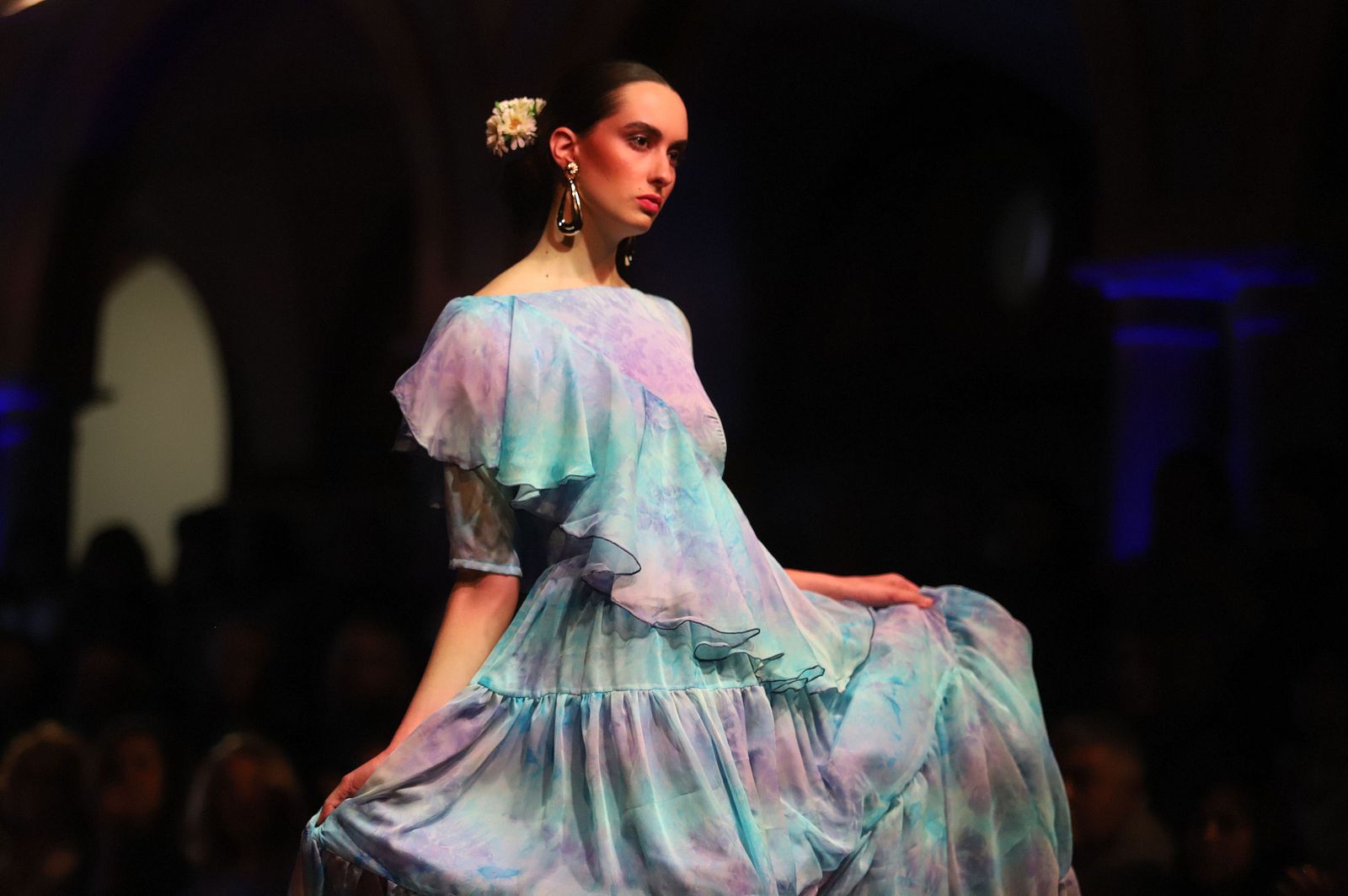 Huelva Flamenca 2023. Imágenes de la pasarela de moda flamenca de la modista Adelina Infante