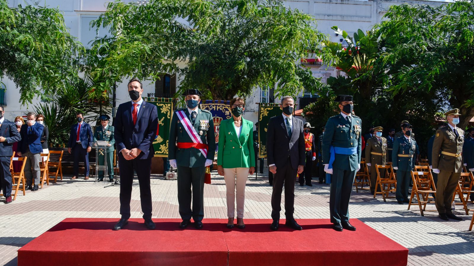 Las fotos de los actos de la Guardia Civil en Tarifa por la festividad de la Virgen del Pilar
