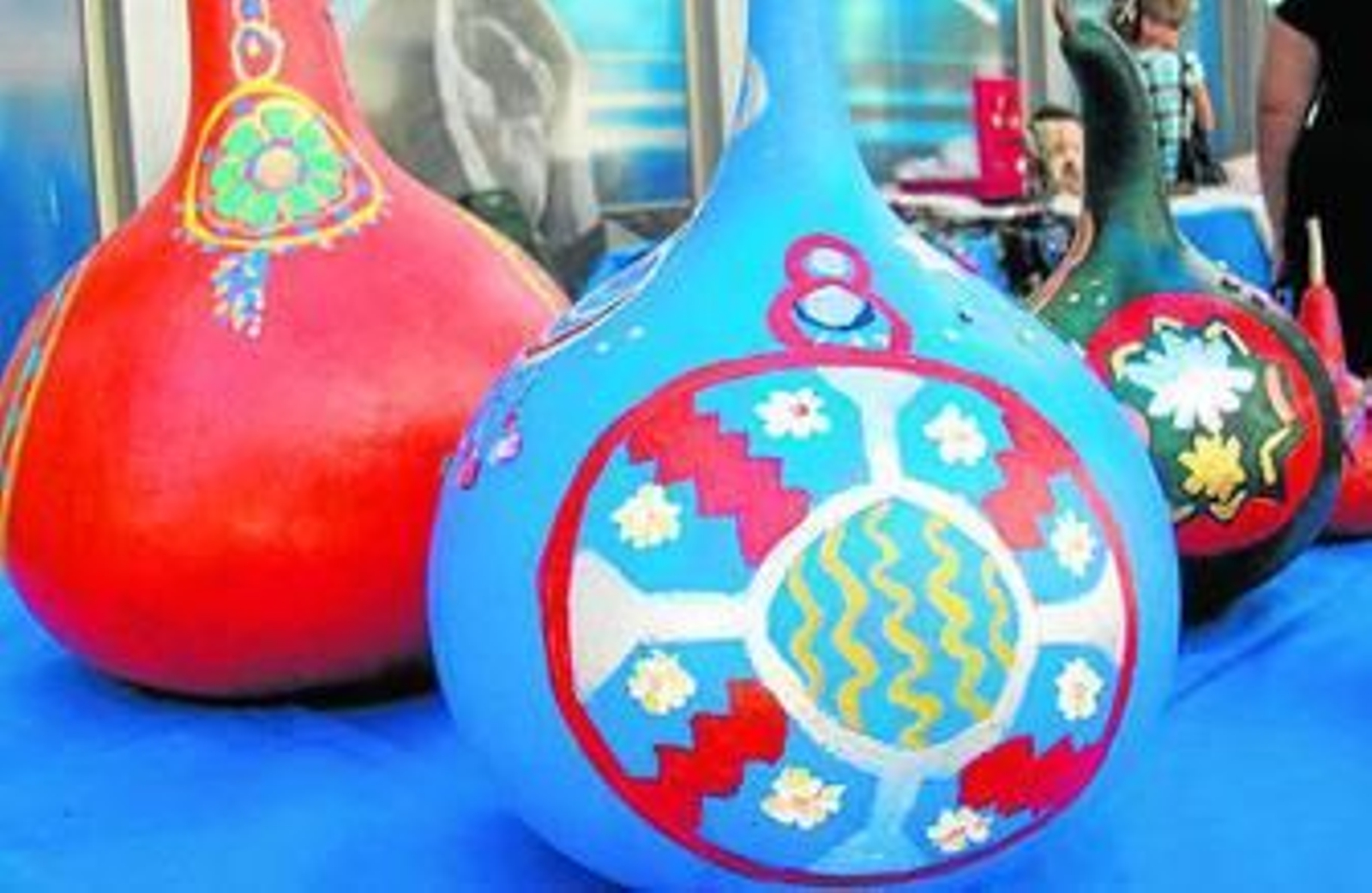 Manualidades expuestas.