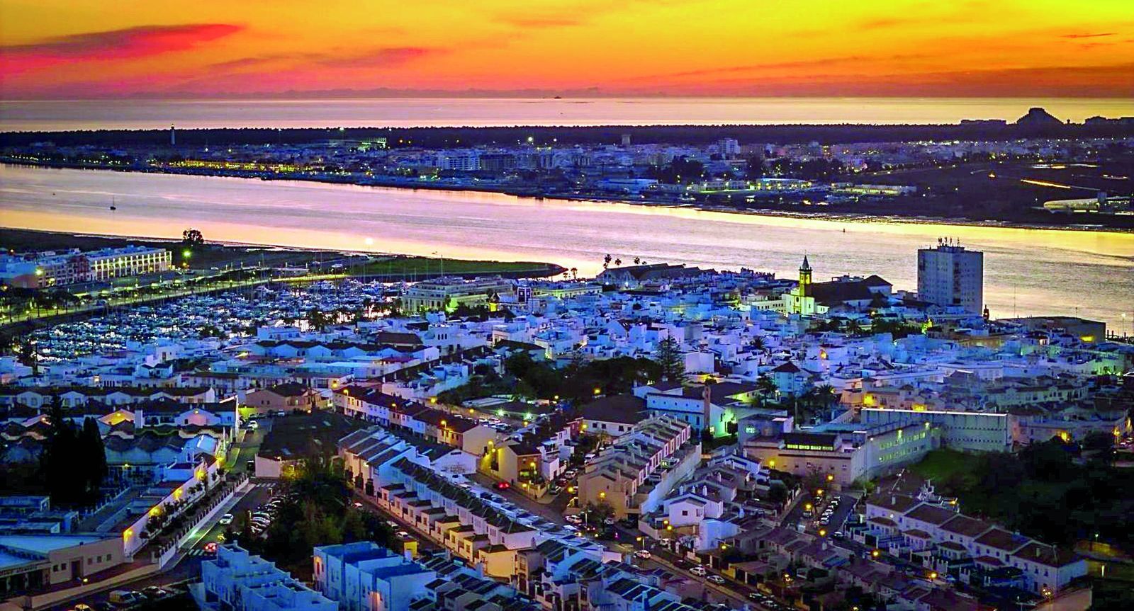 Impresionante vista panorámica del municipio de Ayamonte