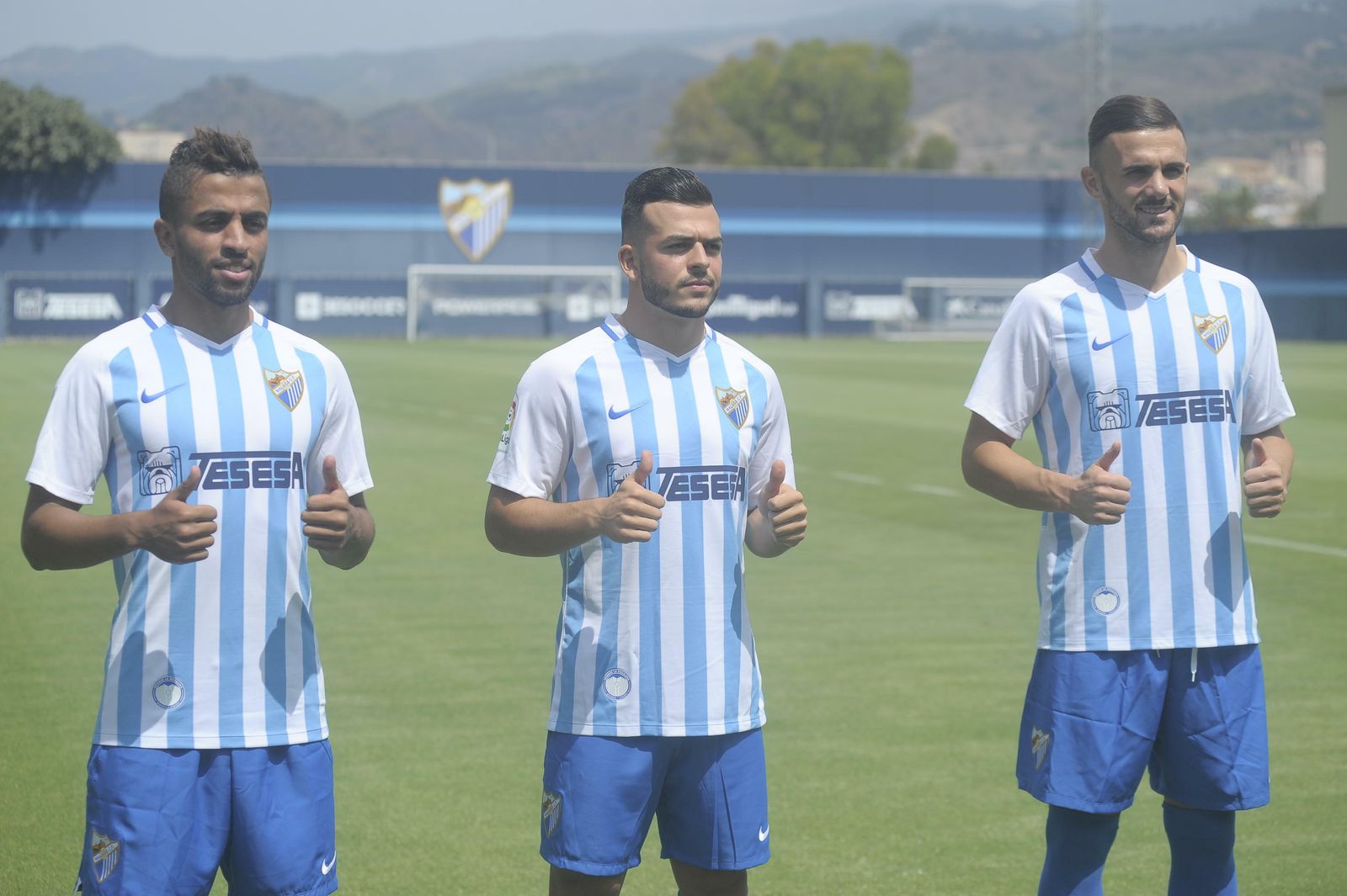 Los tres últimos fichajes del Málaga CF.