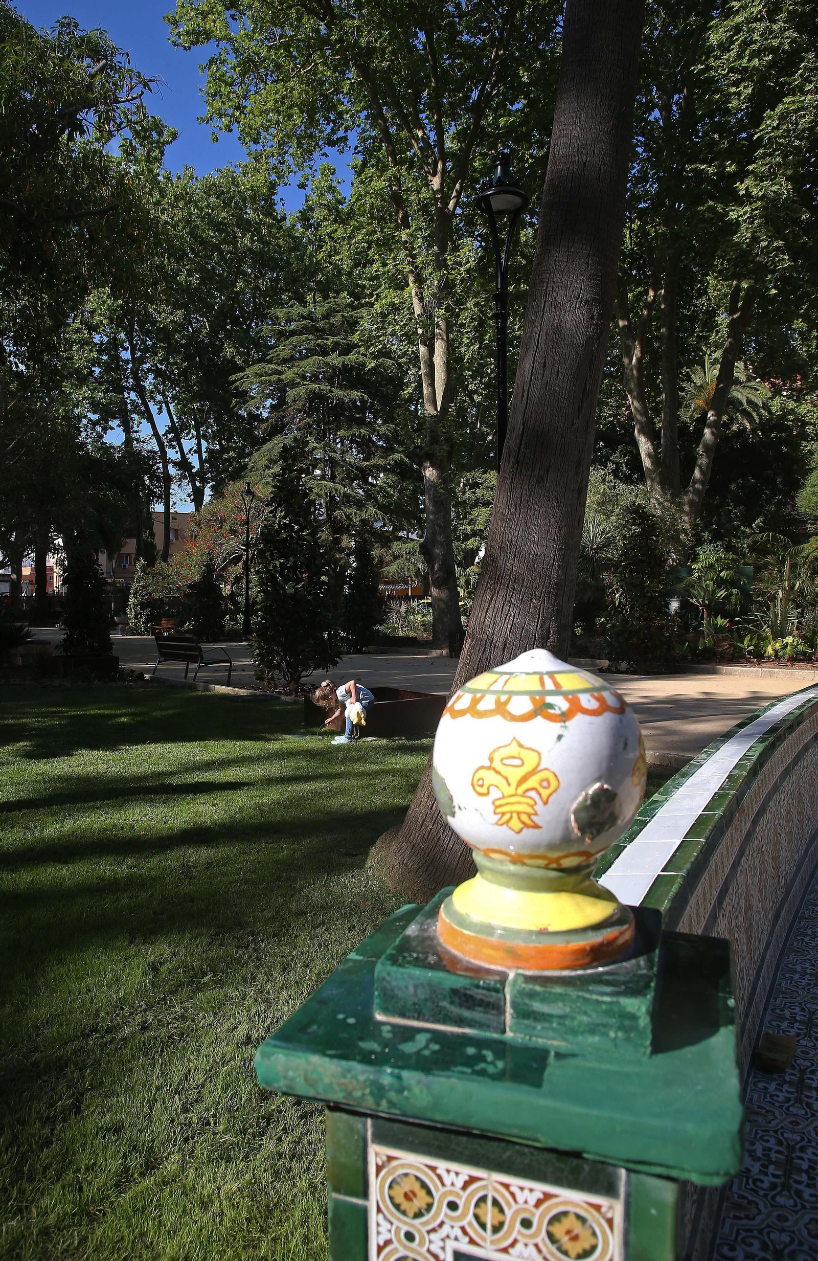 El parque María Cristina de Algeciras, listo para su reapertura