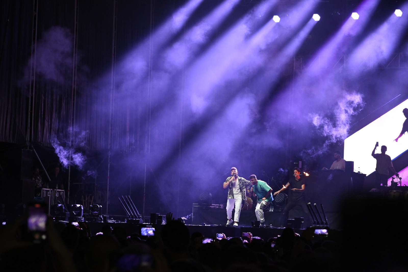 Imágenes del concierto de Sergio Contreras y Raule en las Colombinas