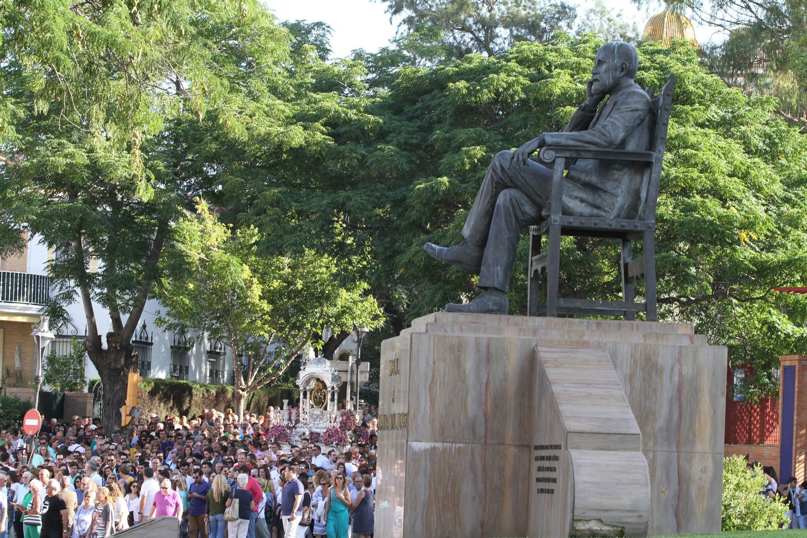 Imágenes de la bajada de La Cinta a la Catedral de La Merced