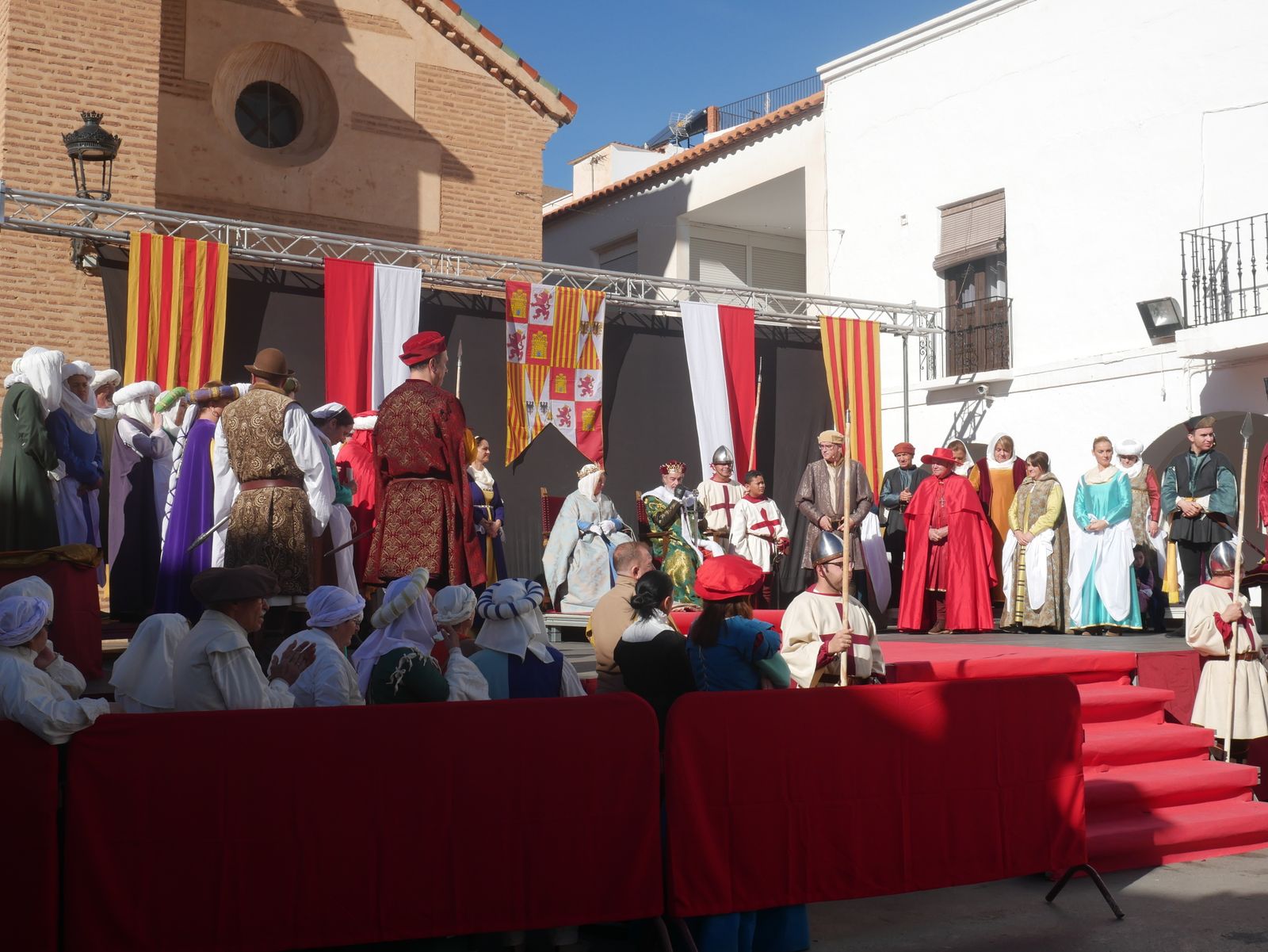 Imágenes de la "visita de los Reyes Católicos" a Fiñana