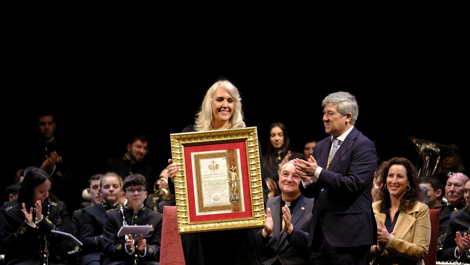 Raquel Criado pregona la Semana Santa Almería 2024, en imágenes