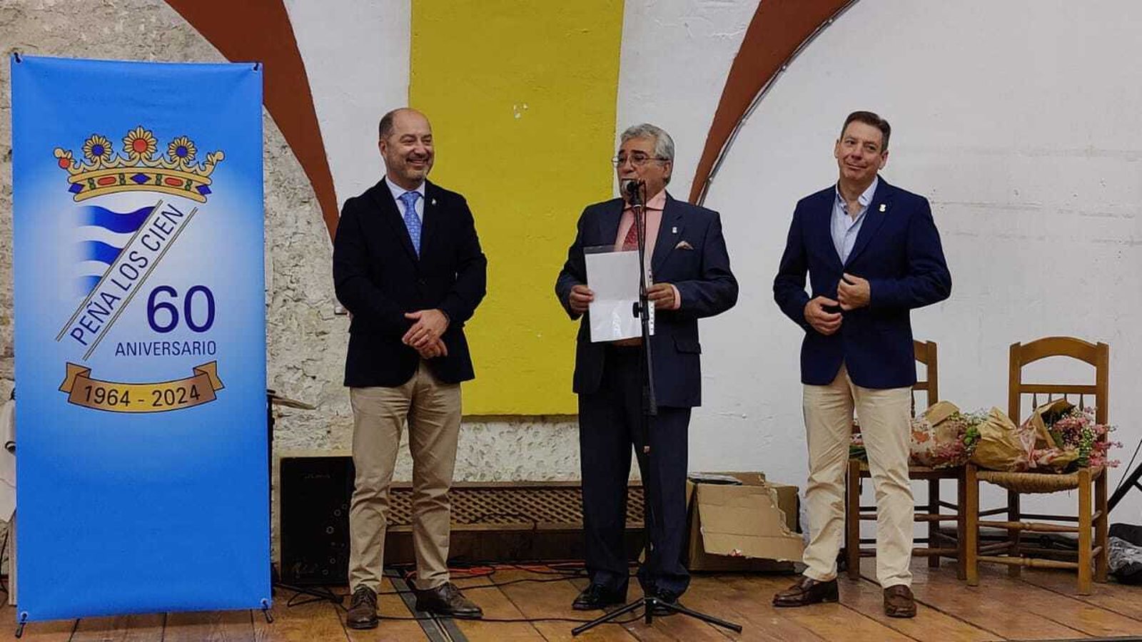 José Luis Cintas, presidente de la Peña los Cien.