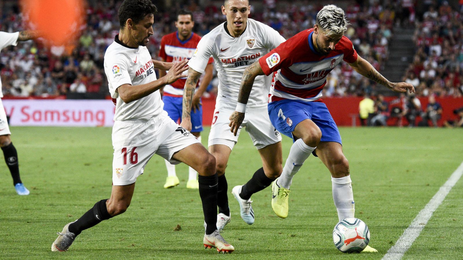 La última titularidad de Vadillo fue en la segunda jornada ante el Sevilla
