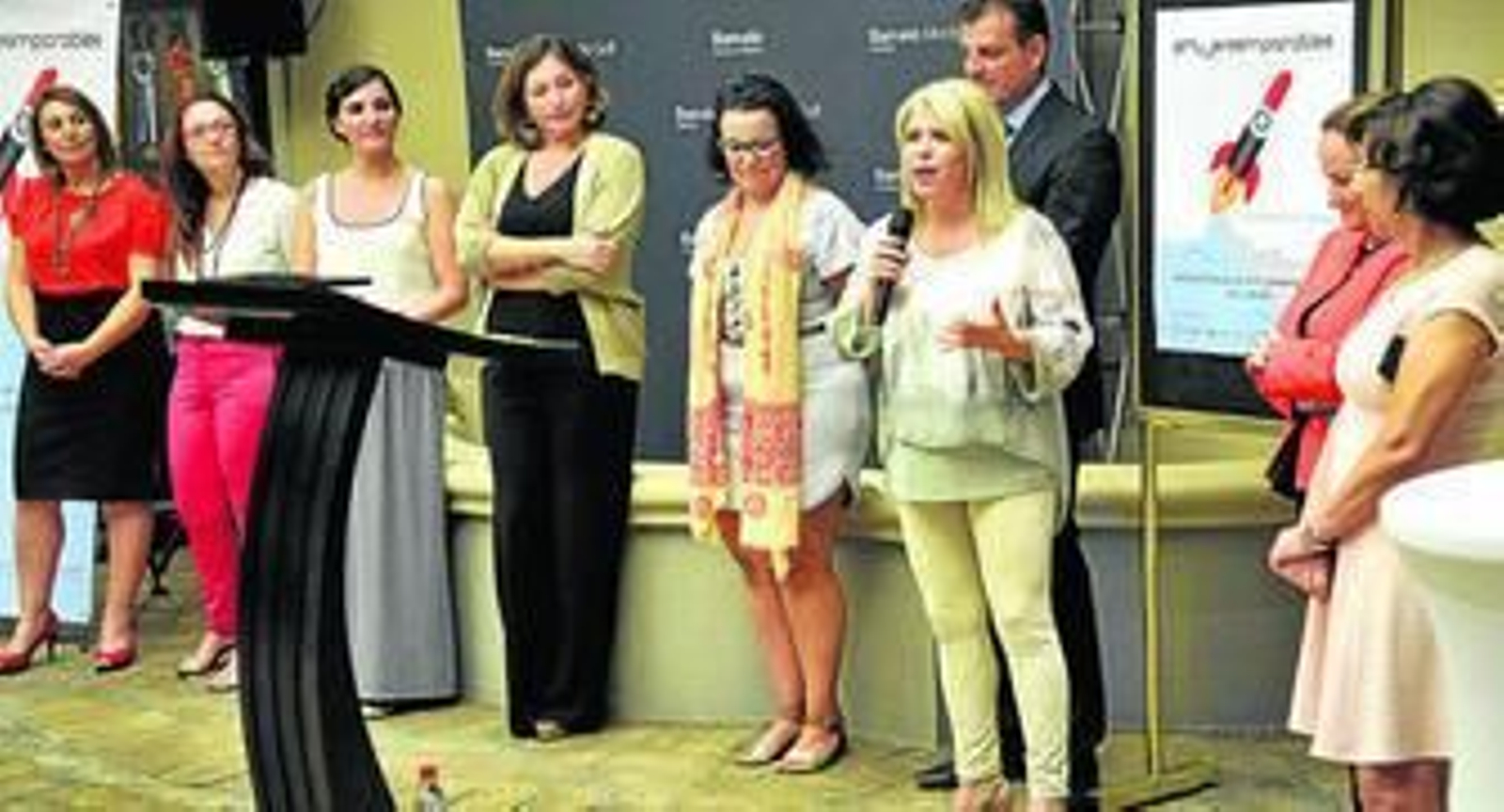 La alcaldesa Mamen Sánchez en el encuentro de Mujeres Imparables celebrado en Jerez este mes.