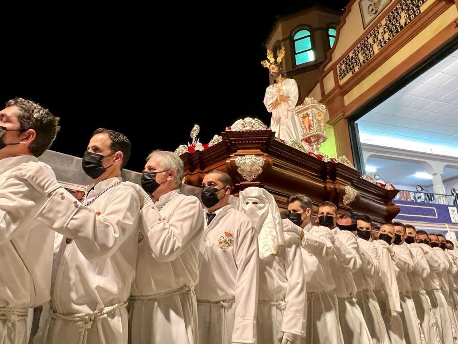 El trono de Nuestro Padre Jesús Cautivo, en Fuengirola.